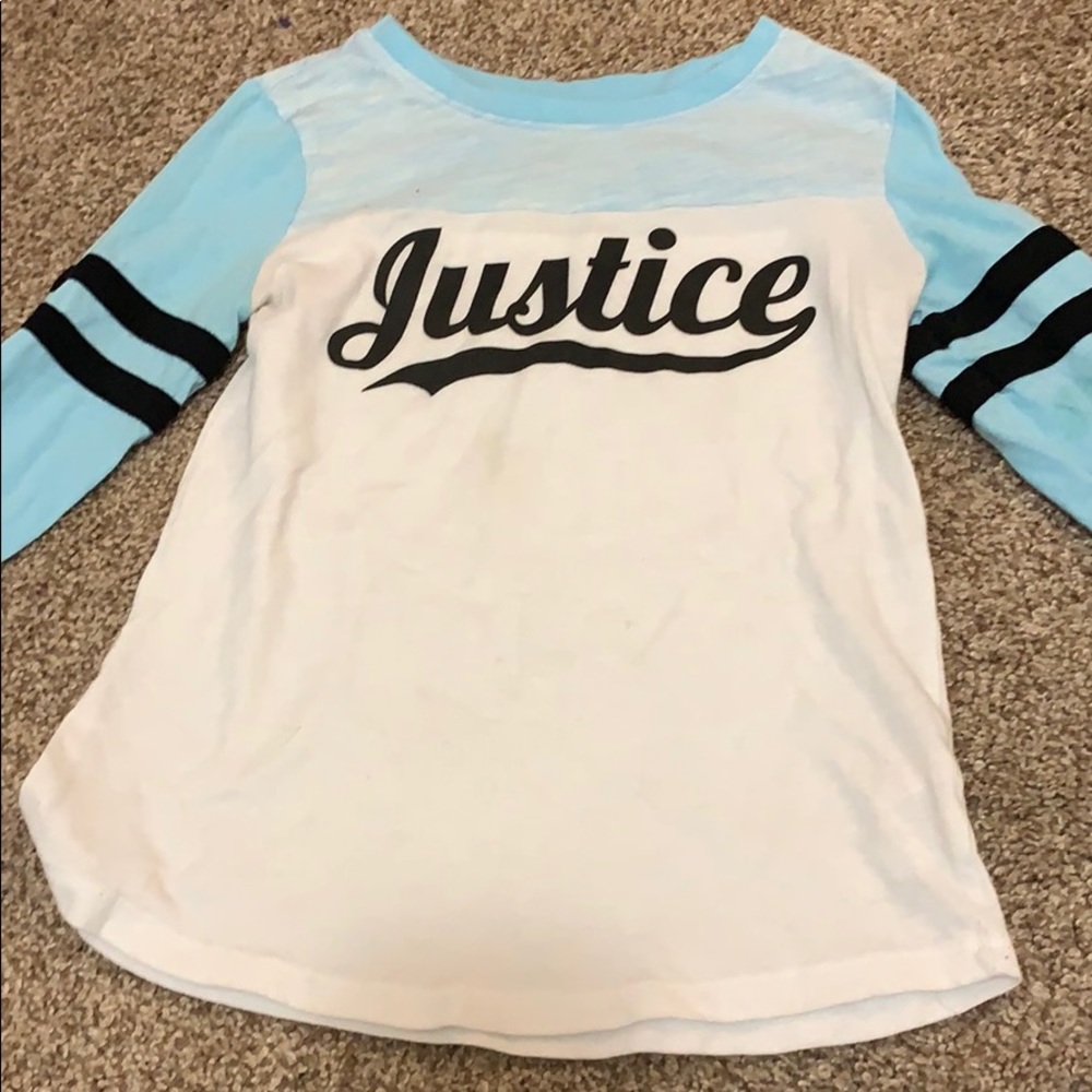 Girls blue justice top